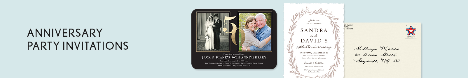 Wedding Anniversary Invitations & Photo Anniversary Invitations