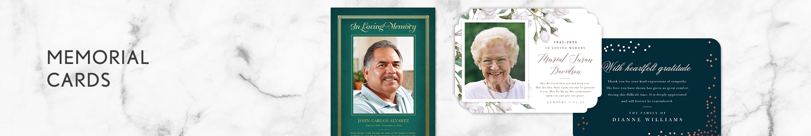 Memorial & Sympathy Cards